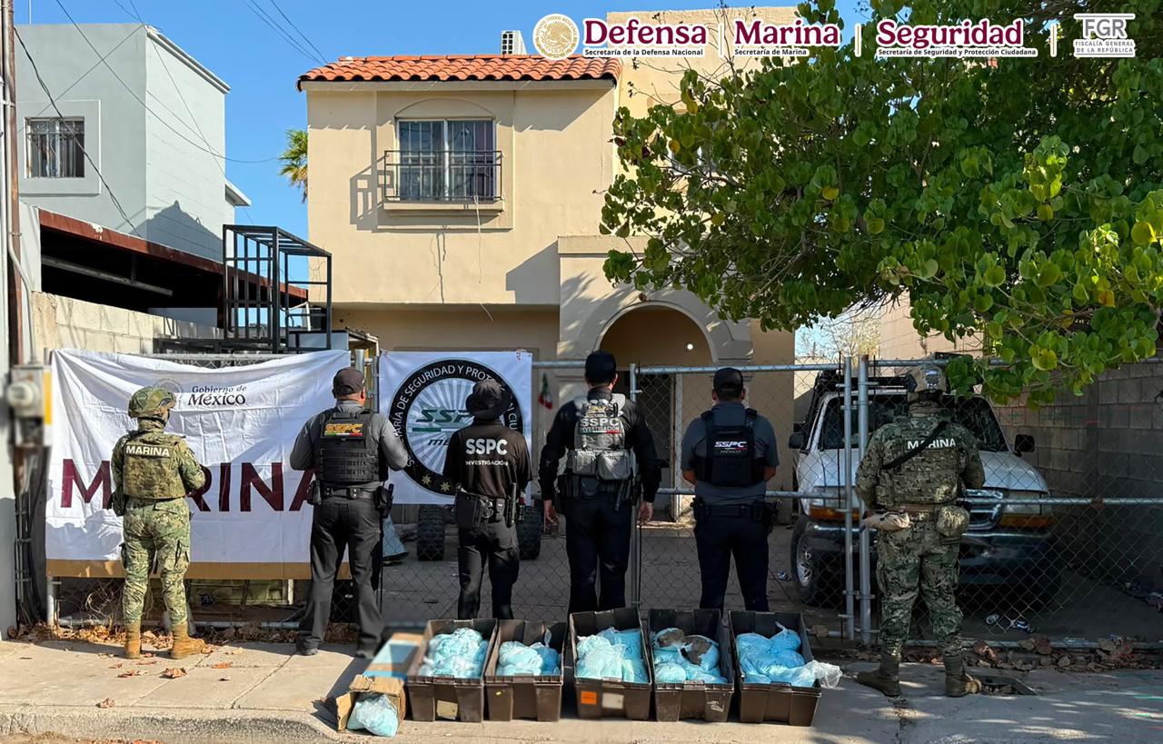 En Baja California,  aseguran más de 100 kilos de pastillas de fentanilo